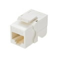 thumbnail image 2 of Monoprice Cat5e RJ45 Toolless Keystone Jack for 22-24AWG Solid Wire, White, 2 of 6