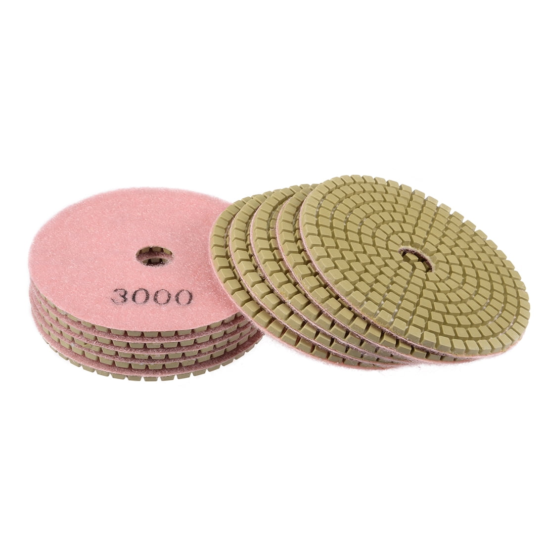 Diamond Polishing Sanding Grinding Pads Discs 4 Inch Grit 3000 10 Pcs