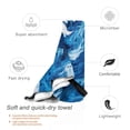 thumbnail image 3 of Pofeuu Blue White Fluid Art Print Quick-Dry Oversize Bath Towel Microfiber Travel Towel Fast Drying Lightweight Quick Dry Towel-31.5"x63", 3 of 8