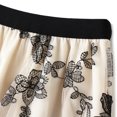 thumbnail image 2 of Lu's Chic Women's Tulle Midi Skirt Pleated Summer Floral Elastic Waist Tea-length Layered Butterfly High Waisted Floral A-line Tutu Mesh Formal Prom Party Skirts Nude X-Small-Large, 2 of 5