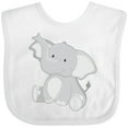 thumbnail image 3 of Inktastic Elephant Boys or Girls Baby Bib, 3 of 4