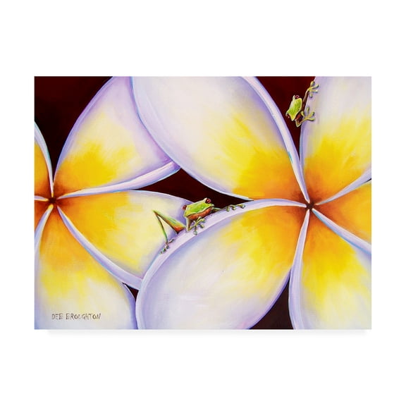Trademark Fine Art 'Frogs Frangifrogs' Canvas Art by Deborah Broughton