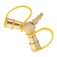 thumbnail image 2 of Riwesomey Adaptador divisor en Y de conexión rápida de propano de 1/4 para remolque RV y manguera de propano de conexión rápida para conectar Accesorios para vehículos recreativos, 2 of 6