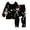 Black-d, variant on Kcolen Halloween Gifts Halloween Pajamas 2Pcs Outfits for Teens,Long Sleeve Cute Print Crewneck Top Elastic Long Pants for Party Homewear