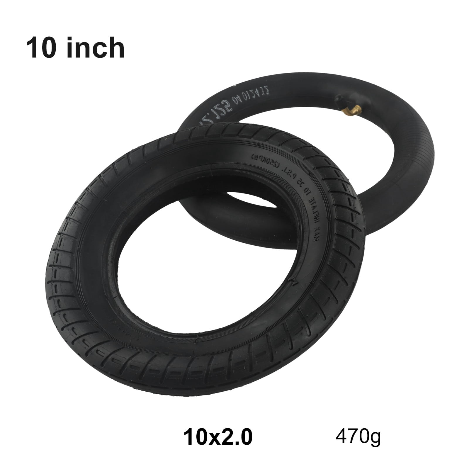 Baby Stroller Wheel Tyre Rubber Outer And Inner Tyre Stroller Parts 10X2.0 Scooter Tires Thickened Scooters Parts Accessories