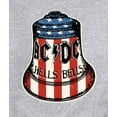 thumbnail image 3 of AC/DC - Hells Bells Americana - Men's Crew Fleece Sweatshirt, 3 of 5