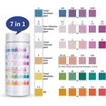 thumbnail image 2 of Pool Test Strips 100 Pack, 7 in 1 Test Strips for Swimming Pool, Spa and Jacuzzi, Water Quality Analysis - Total Hardness, Bromine, Free Chlorine, pH, Cyanuric Acid and Alkalinity Level, 2 of 5