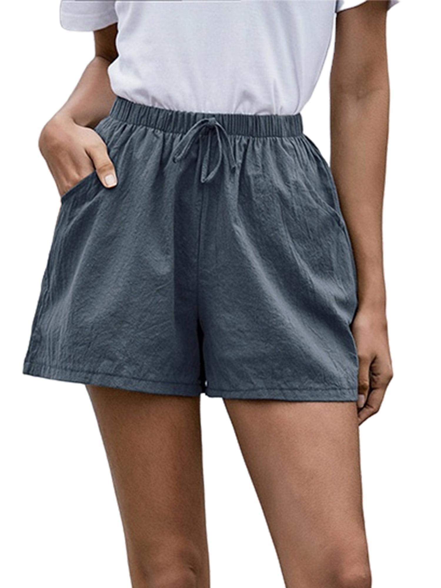 Beachwear Baggy Cotton Linen Shorts 