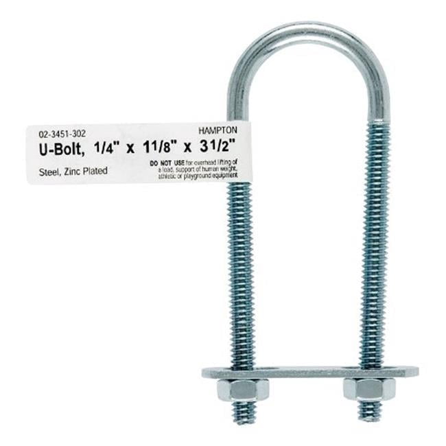 BOLT U 1/4"1-1/8"X3.5"
