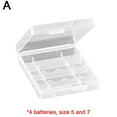 thumbnail image 7 of Battery Storage Case Holder Organizer Box For 10 AA AAA Batteries Q9U8 U1G6, 7 of 7