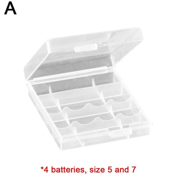 Battery Storage Case Holder Organizer Box For 10 AA AAA Batteries Q9U8 U1G6