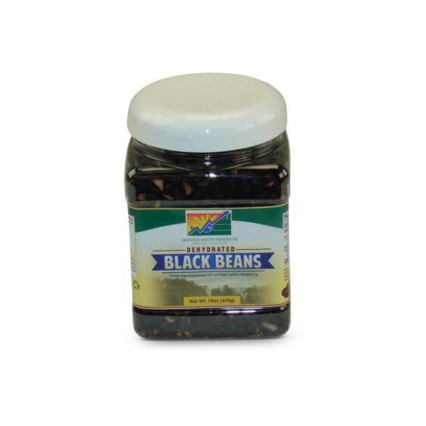 Mother Earth Products Dehydrated Black Beans, jar