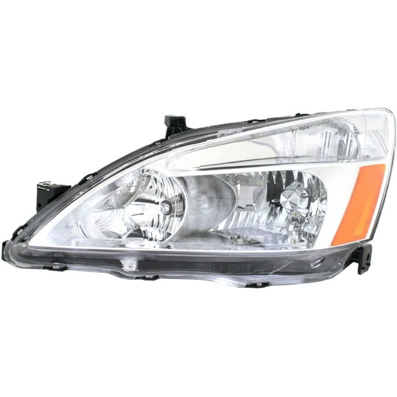 Headlight Compatible With 2003-2007 Honda Accord Left Driver Halogen CAPA Certified