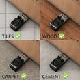 thumbnail image 5 of Mini Wireless Door Stop Alarm, 2 Pack Wedge Door Stop Blocking Security System with 120dB Siren, 5 of 5