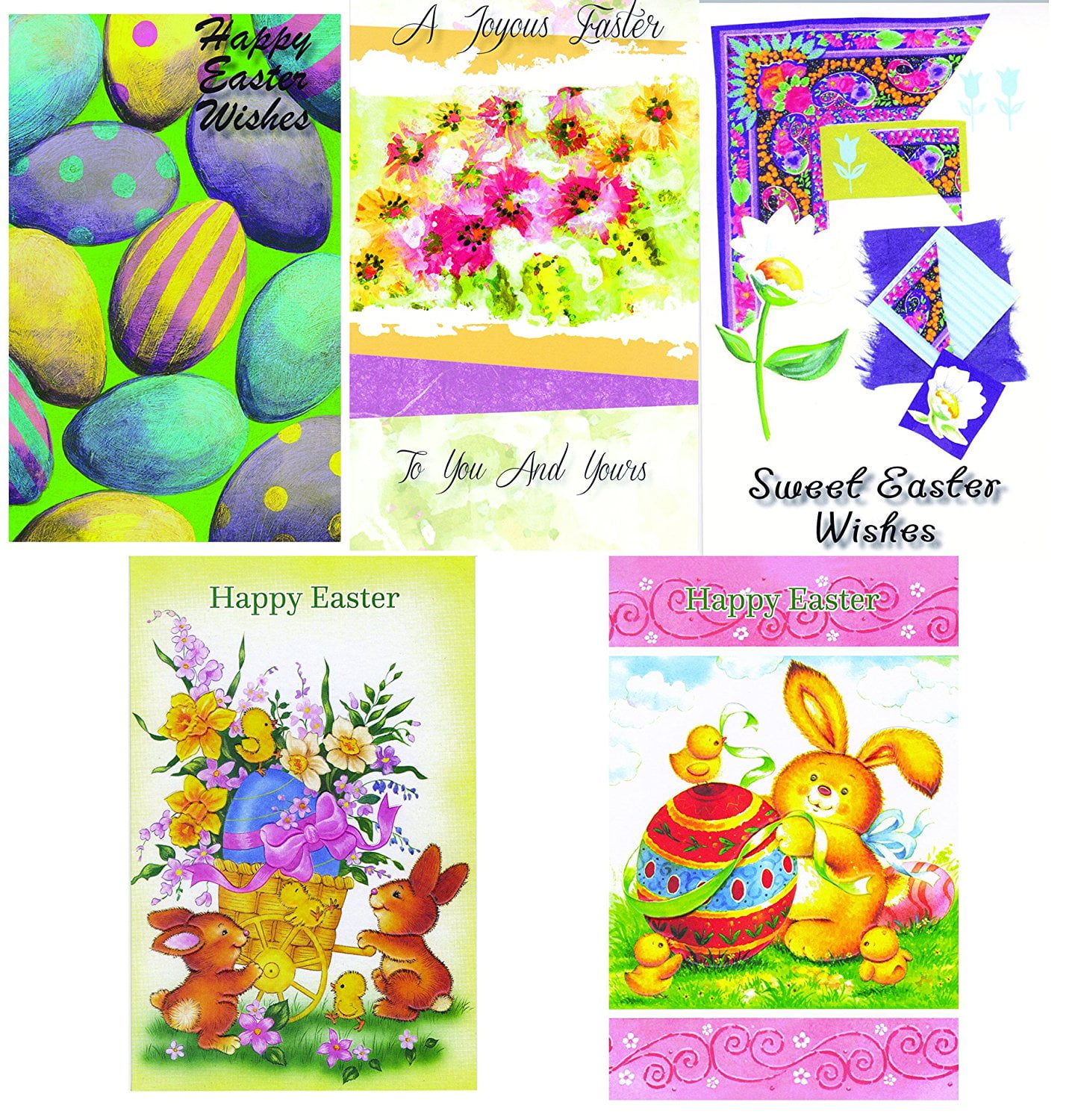 Assorted Easter Greeting Cards 30 Pack
