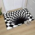 thumbnail image 1 of 3d Vortex Illusion Carpet Entrance Door Floor Mat Abstract Geometric Optical Doormat Non-slip Floor Mat Living Room Decor Rug-week, 1 of 4