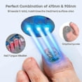 thumbnail image 2 of 2025 Nail Fungus Laser Treatment Device for Multiple Toenail, Home Use 905nm Infrared Light + 470nm Blue Light Toe Nail, 2 of 5