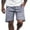 Grey, variant on Mens Casual Shorts Elastic Waist Relaxed Fit Cotton Lightweight Quick Dry Hiking Work Cargo Mens Work Shorts Black 31
