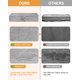 thumbnail image 4 of Punemi Almacenamiento Debajo De La Cama Paquete De 3 Bolsas De Almacenamiento Debajo De La Cama Con Tapa Organizador De Cajones De Almacenamiento De Ropa Resistente Y Plegable Con 3 Asas Manta De Tela, 4 of 5