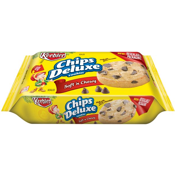 Keebler Chips Deluxe Soft 'n Chewy Cookies, 14.8 Oz.