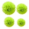 thumbnail image 4 of Injueey 1 Uds. Conjunto de pañuelos colgantes flores bolas de flores papel flores decoraciones pompón bolas de papel para cumpleaños Kits de decoración para fiestas Verde 10 pulgadas, 4 of 6