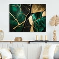 thumbnail image 2 of Designart Abstract Geode Gold I Canvas Wall Art, 2 of 5