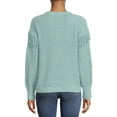 thumbnail image 3 of No Boundaries Juniors' Chenille Fringe Sweater, 3 of 5