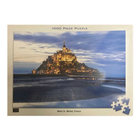 Mont St. Michel, France, a 1000-piece Puzzle by Tomax Puzzles