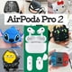 thumbnail image 2 of Airpods Pro 2 TWS Carga inalámbrica GPS Siri Bluetooth Funda de silicona para auriculares apta para Air Pods 3 Funda protectora para auriculares, 2 of 4