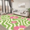 thumbnail image 3 of 1PC Retro-style Regional Carpet Local Carpet, Lightweight Washable Easy-to-Tidy Carpet Mat Festival Gift, Suitable for Living Room, Bedroom, Dining Room, Bathroom, Office, Room Accessones, 3 of 8
