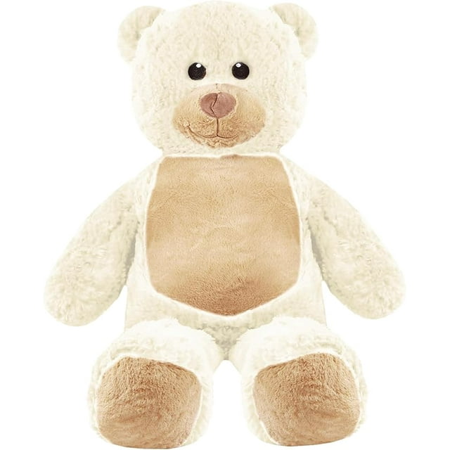 PELUCHERIA - Oso de Peluche de 90 cm Beige