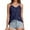 Navy, variant on Women's Tanks for Ladies Fashion Tank Top With Sequin Solid Color Top No Pink XL