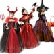 thumbnail image 2 of Vamprie-disfraz de Halloween para niña, vestido hinchado de maléfica, disfraz de bruja de carnaval, Cosplay de Diablo, traje de fiesta para niños de 2 a 10 años, 2 of 5
