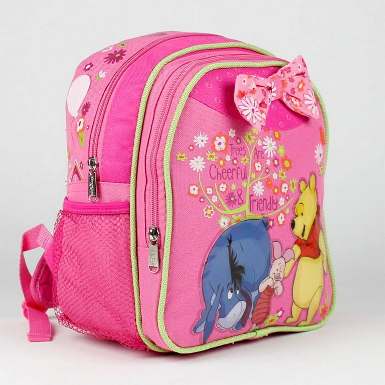 Disney's Winnie the Pooh Pink Floral Pre-k Mini Backpack (10in