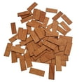 thumbnail image 4 of 100 piezas de suelo para casa de muñecas en miniatura, 4 x 1,5 cm, diseño antiguo liso. Color B, 4 of 9