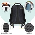 thumbnail image 4 of Pzuqiu Galaxy Print Kids Backpack 17 Inch Large Capacity Elementary School Backpack with Adjustable Straps for Boys Girls Ages 6-12 Ideal Back to School Travel Daily Use, 4 of 7