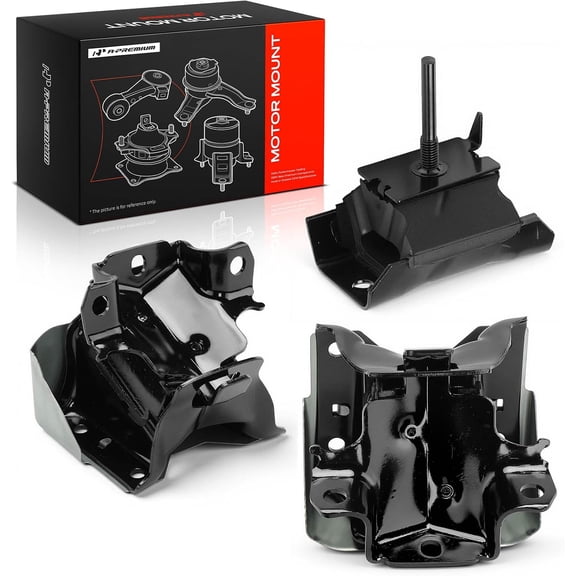 A-Premium 3PCS Engine Motor Mount and Transmission Mount Set Compatible with Chevrolet Express 1500 2500 3500 4500 & GMC Savana 1500 2500 3500 4500, 4.8L 5.3L 6.0L, Automatic Transmission