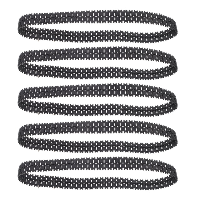 Pista de tanque de juguete de 5 uds, pista de chasis de tanque de goma para tanque Robot RC sobre orugas