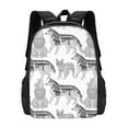 thumbnail image 3 of Balery German Shepherd Dog Backpack for Men and Women - Durable 600D Oxford Cloth -Large Capacity, Water-Resistant School, Travel, and Hiking Bag, 3 of 9