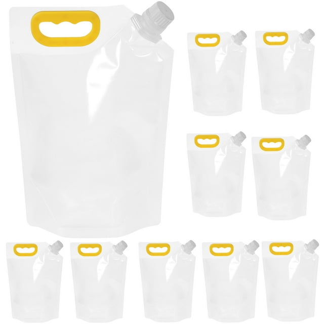 10 Pcs Sacs de Stockage de Grains Sacs de Stockage Alimentaire Transparents