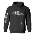 thumbnail image 1 of Sudadera Negra Estilo Baltimore Ravens Silver Estampado, 1 of 4