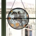 thumbnail image 3 of Sleepy Hollow Stained Glass Cat Sun Catcher, Wall Hanging Colored Decor Room Indoor Window Decor, Halloween, Christmas Hanging Ornament, Stained Glass Ornament 2025, Holiday, 3 of 6