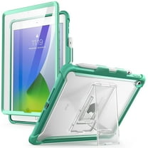 i-Blason Ares Case for New iPad 9th/8th/7th Generation, iPad 10.2 2021/2020/2019 Case, Full-Body Kickstand with Built-in Screen Protector Cover with Pencil Holder (Green)