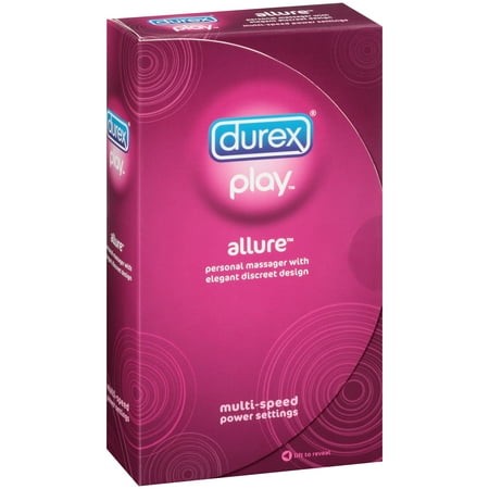 Durex Play Allure Vibrating Personal Massager Vibrator, 1 Count