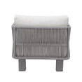 thumbnail image 6 of Cancun Aluminum Club Chair with Dark Gray Rope in Silver Cushion, 6 of 7