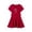 Red, variant on Big Girl Dresses , Girls Size 8 Dress,Girls Summer Casual Knee Length Pleated Dress with Playful Print Comfortable Blend for Everyday Wear