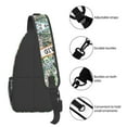 thumbnail image 5 of ZICANCN Crossbody Sling Bag for Men Women - No Way to Give Up Casual Shoulder Backpacks for Travel Sport Climbing Runners Daypack, 5 of 9