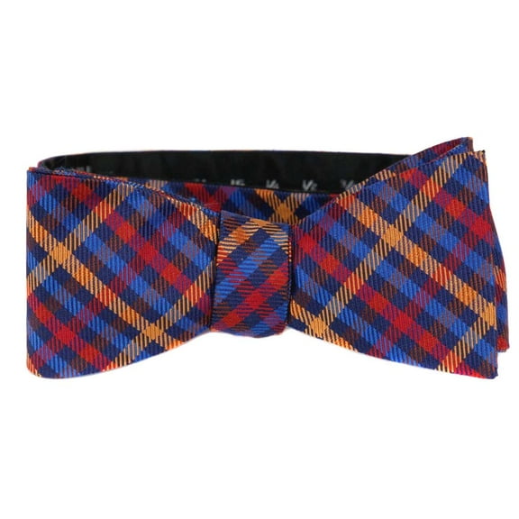 BuyYourTies - FBTZ-201 - Mens Aficionado Self Tie Bow Tie - Red Orange