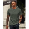 thumbnail image 5 of COOFANDY Plain Tshirts for Men 100% Cotton Short Sleeve T Shirt Crewneck Casual, 5 of 6