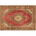 thumbnail image 1 of Ahgly Company Indoor Rectangle Medallion Brown Traditional Area Rugs, 5' x 8', 1 of 4